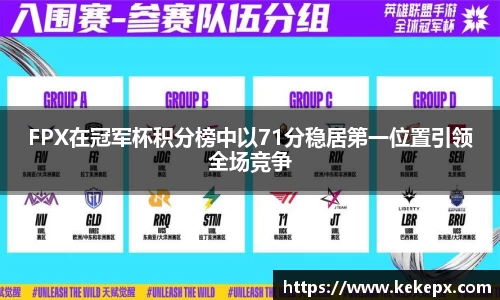 FPX在冠军杯积分榜中以71分稳居第一位置引领全场竞争