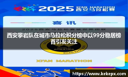 西安攀岩队在城市马拉松积分榜中以99分稳居榜首引发关注